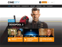 Tablet Screenshot of cinecity.nl